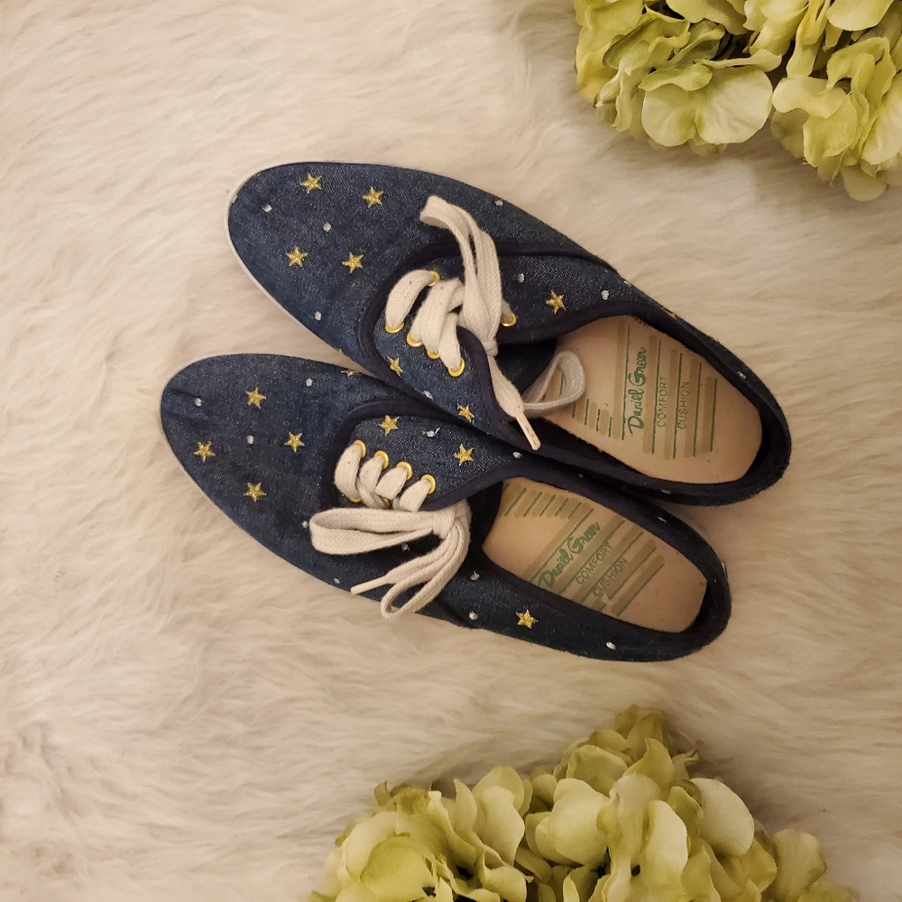 Daniel Green Blue Star Sneakers 7.5 wide